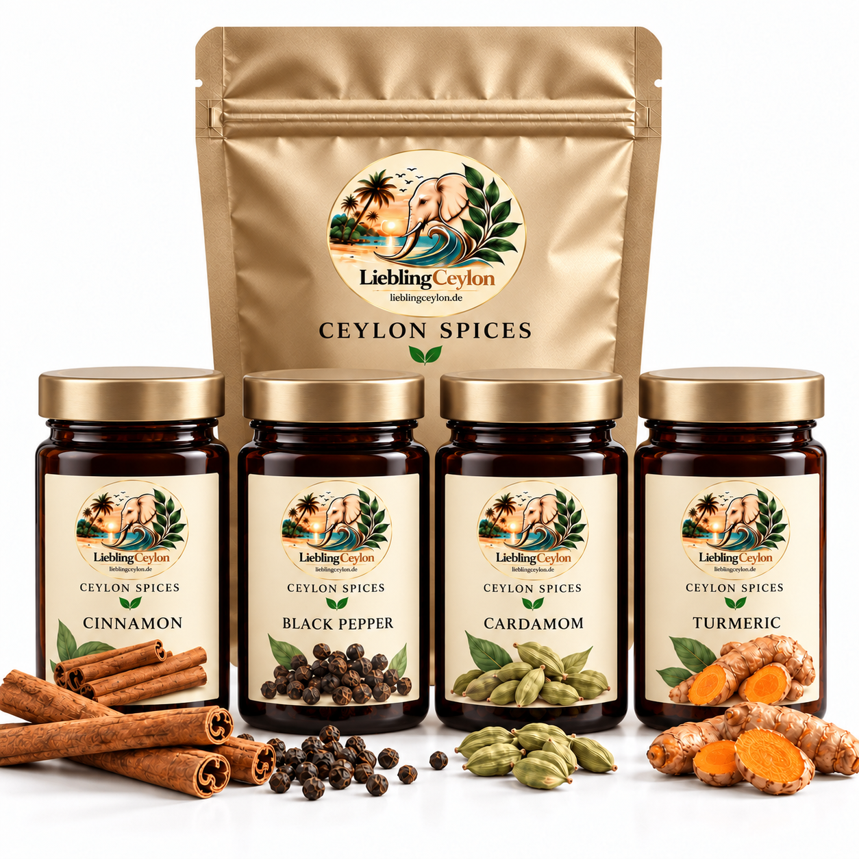 Ceylon-Zimt — Verpackungskonzept