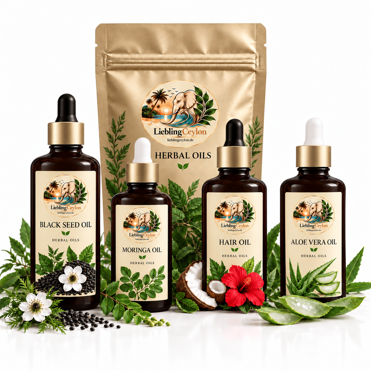Kräuter-Massageöl — Verpackungskonzept